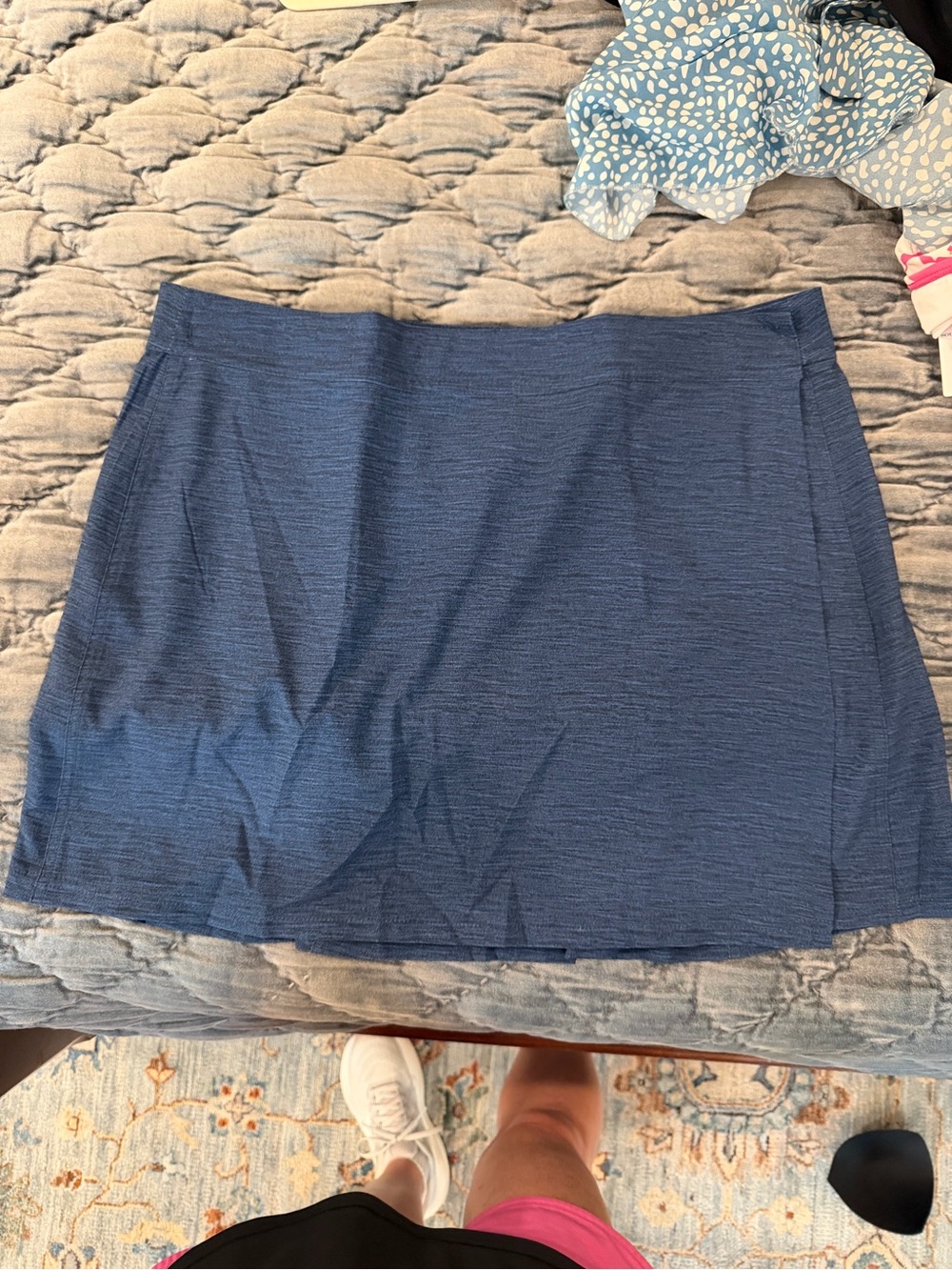 Ripskirt Hawaii Navy Blue Knit Swim Coverup Skirt